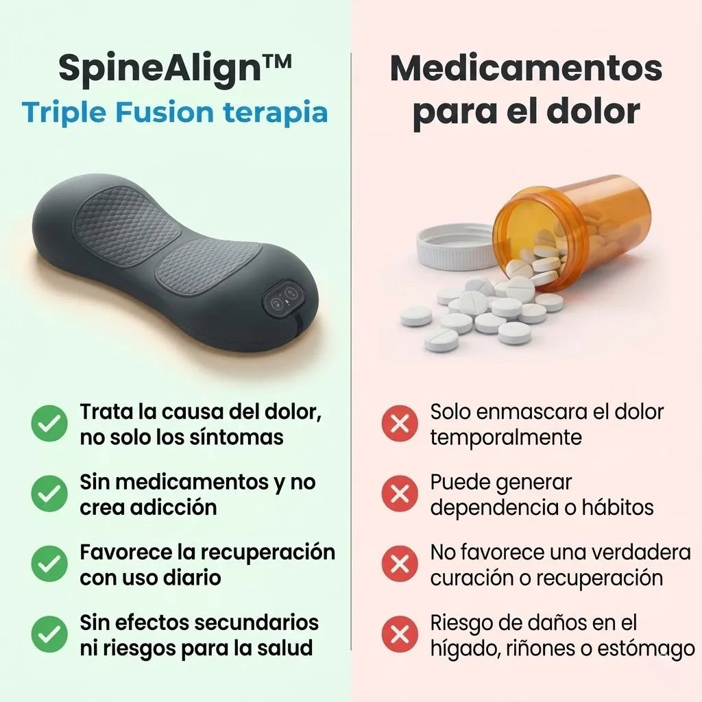 SpineAlign™ — Masajeador Triple Fusión